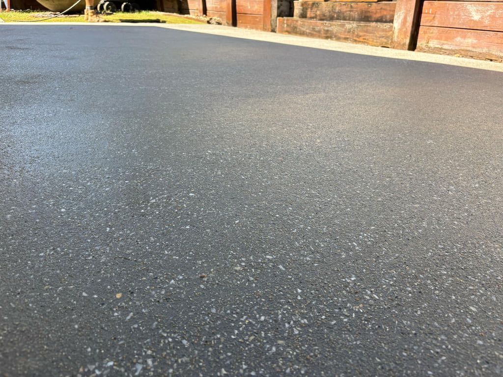 A polished concrete slab on the Sunshine Coast