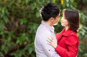 Couple dancing together