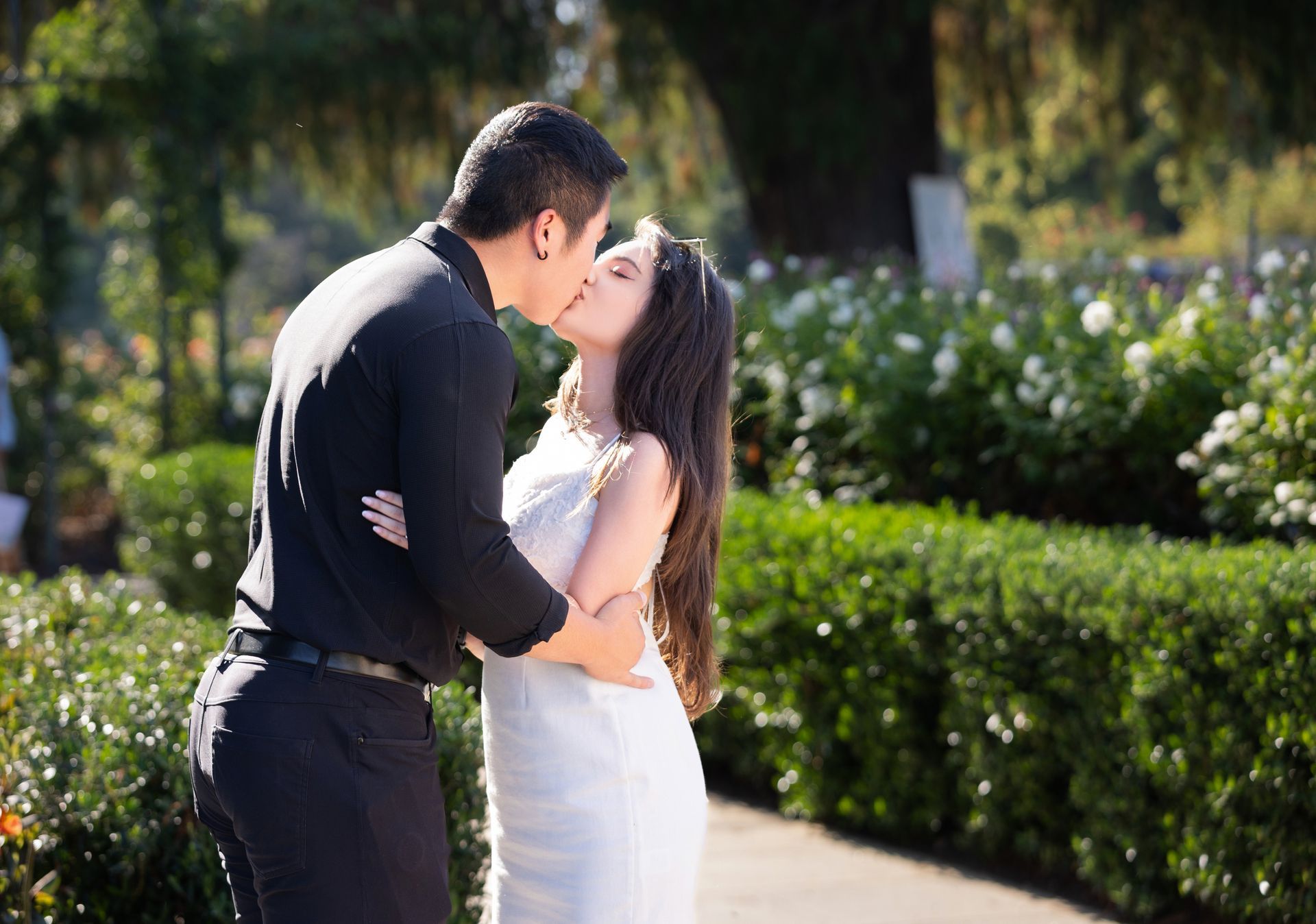 Huntington Library proposal photo session
