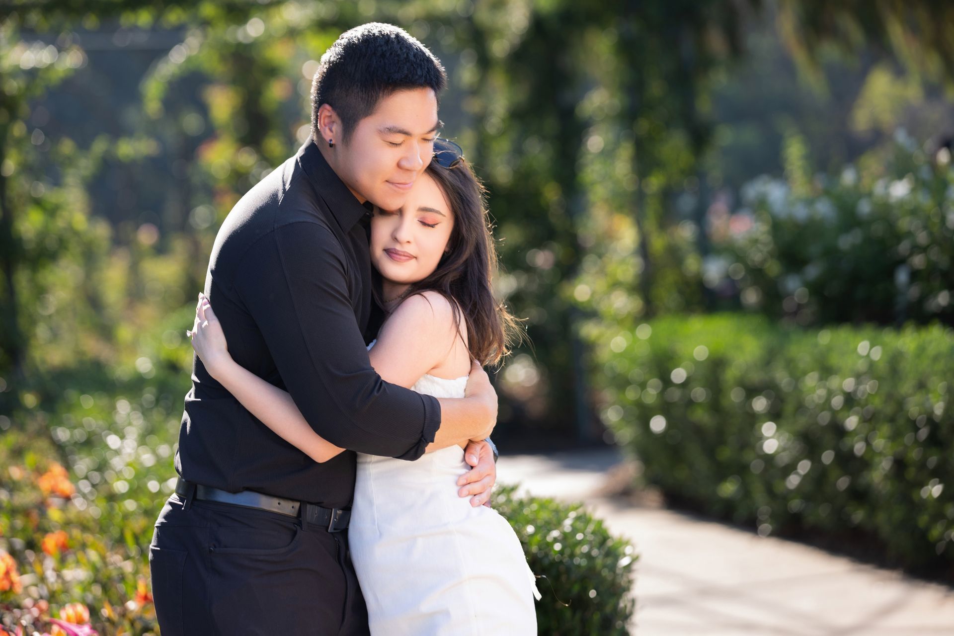 Huntington Library proposal photo session
