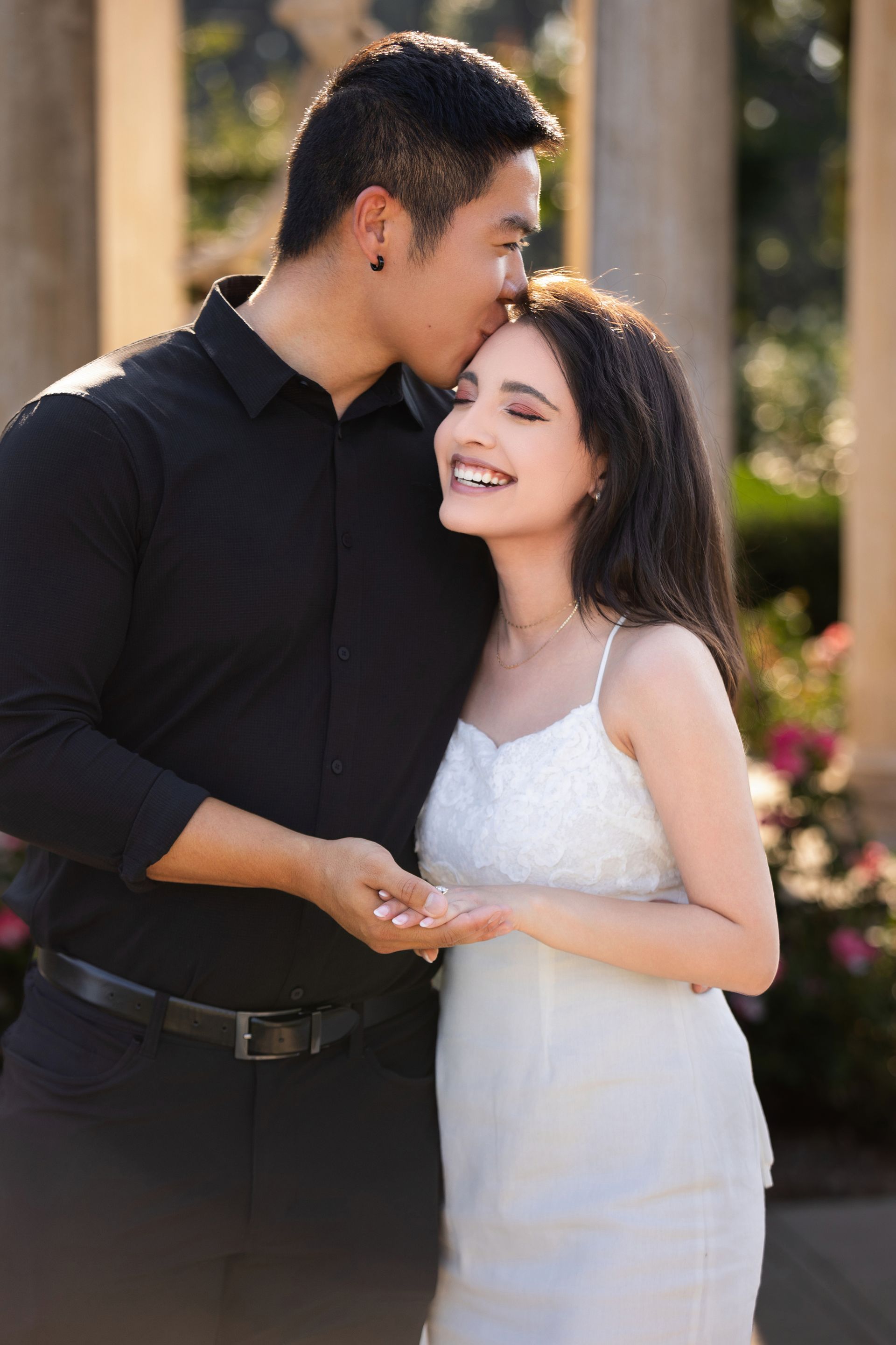 Huntington Library proposal photo session
