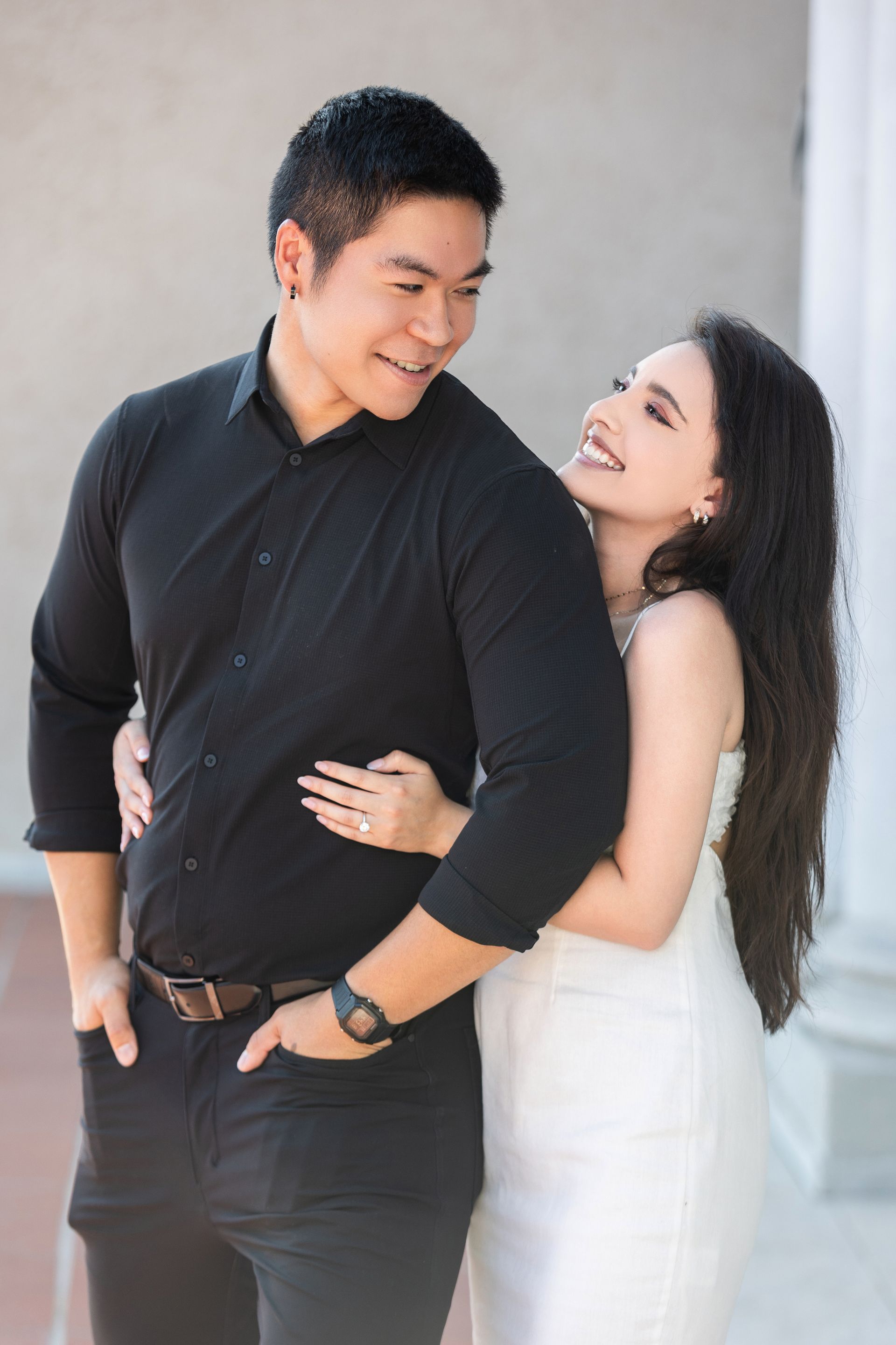 Huntington Library proposal photo session

