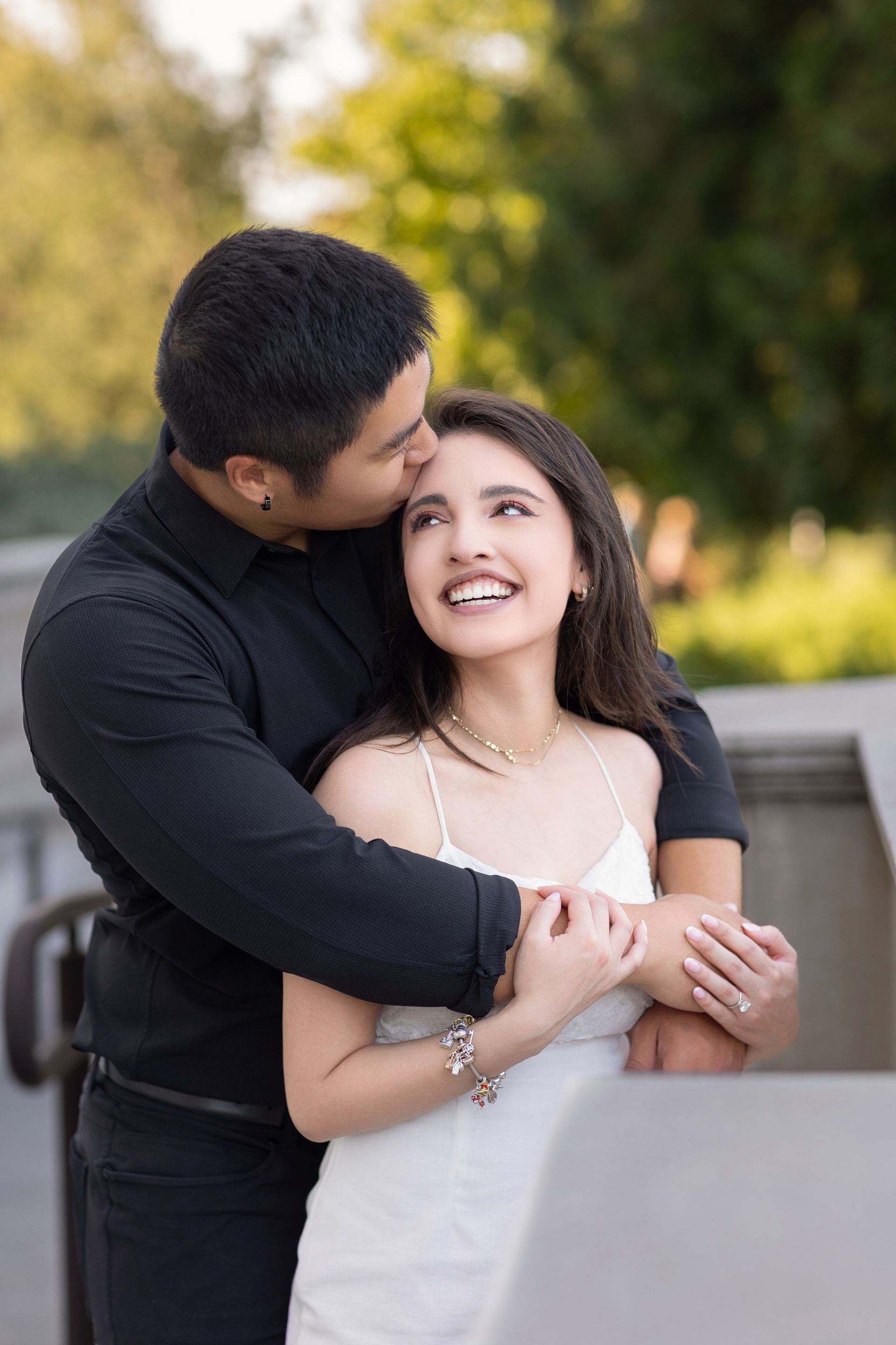 Huntington Library proposal photo session
