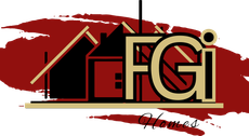 A logo for a new construction company called FGI Homes
