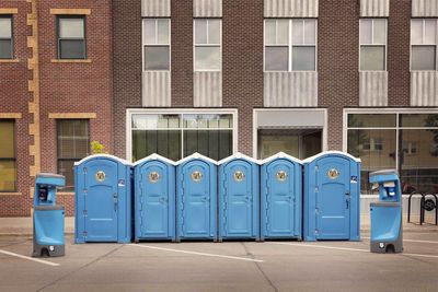 Portable Toilets on The Street — Grand Forks, ND — M & K Porta Potties