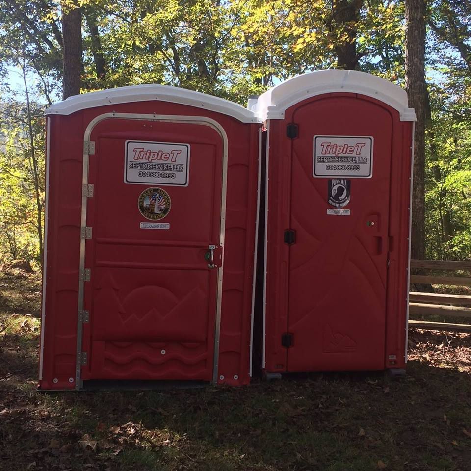 Portable Restrooms — Mount Nebo, WV — Triple T Septic Service LLC