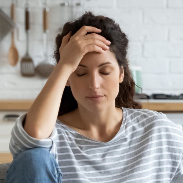 Mom ignoring her children because of a fit of Depression