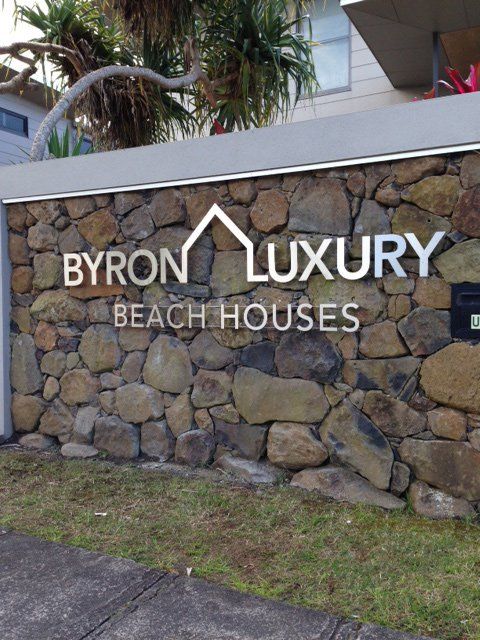 Byron Luxury Pinned Lettering Logo Signage