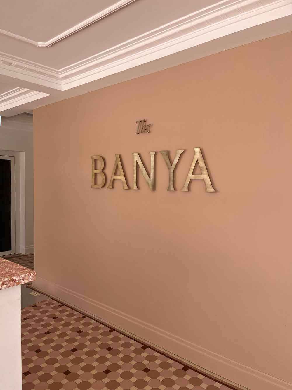 3D Lettering Sign For The Banya Bathhouse — Shogun Signs & Print