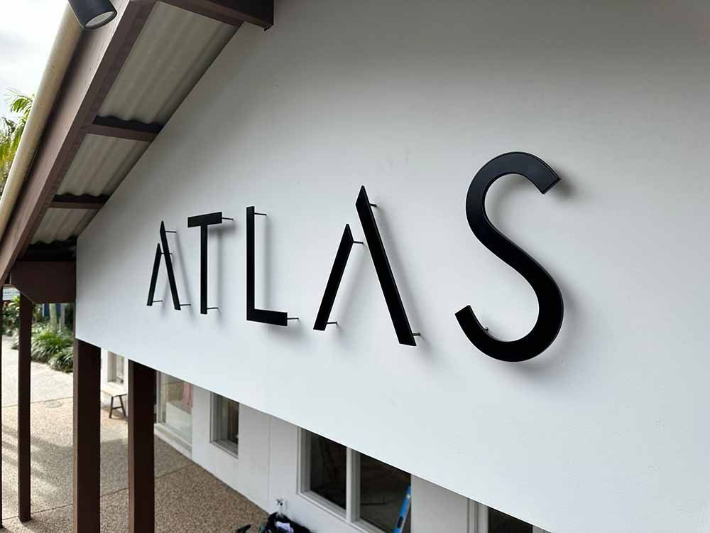 Store Sign For Atlas Using Large 3D Letters — Shogun Signs & Print