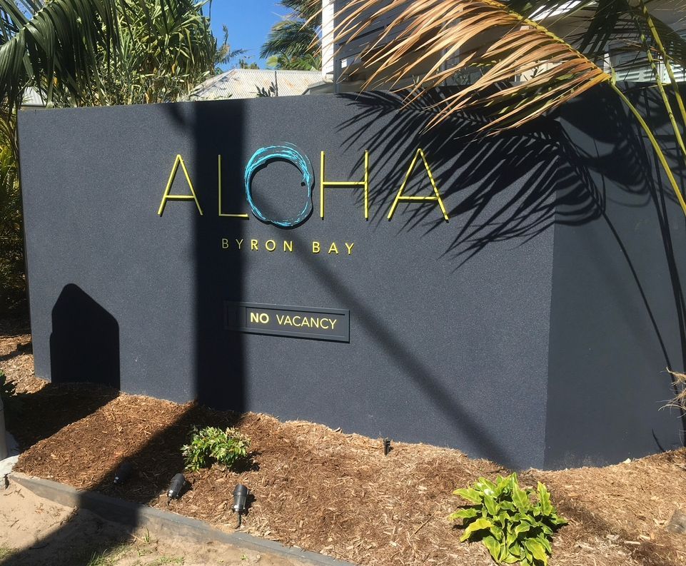 Entry Sign For Aloha Villas — Shogun Signs & Print