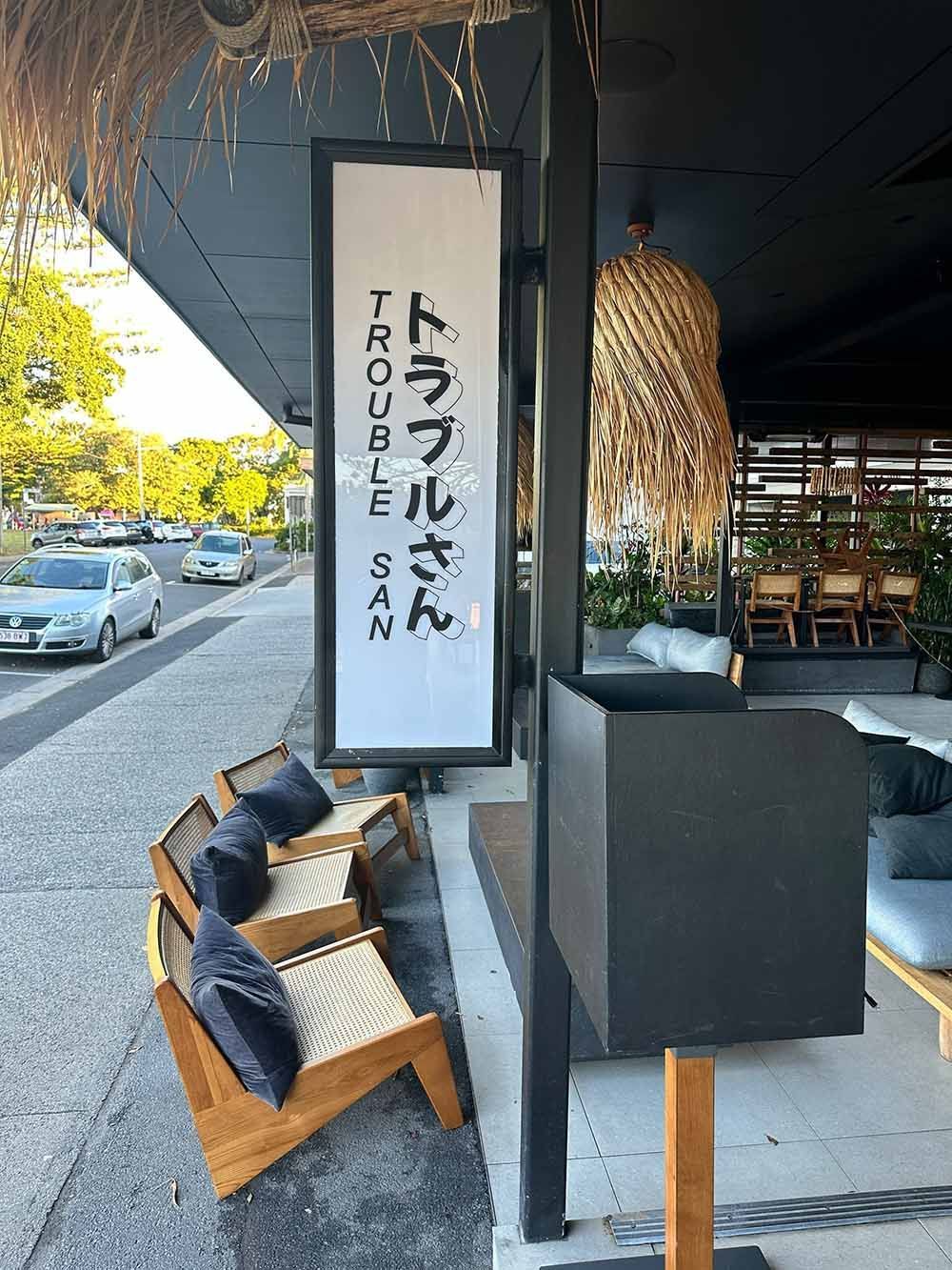 Lightbox Sign Outside Restaurant — Shogun Signs & Print