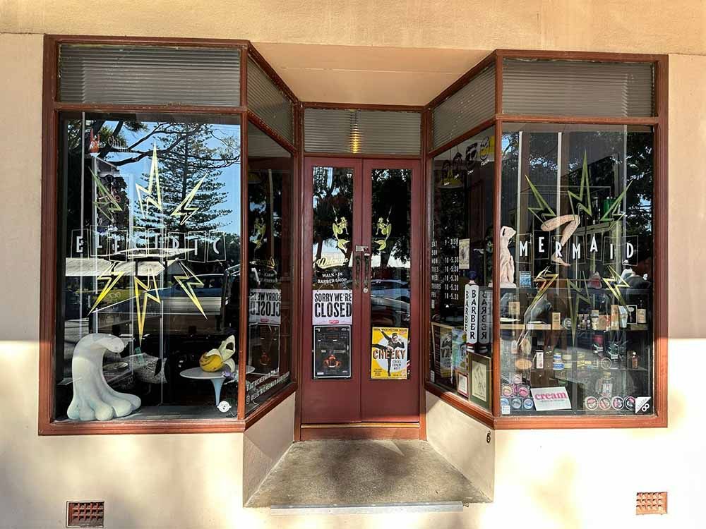 Window Signs Outside Barber Shop — Shogun Signs & Print