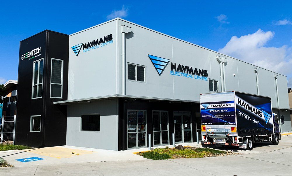 Haymans Electrical Centre Signage — Custom Signs in Byron Bay NSW