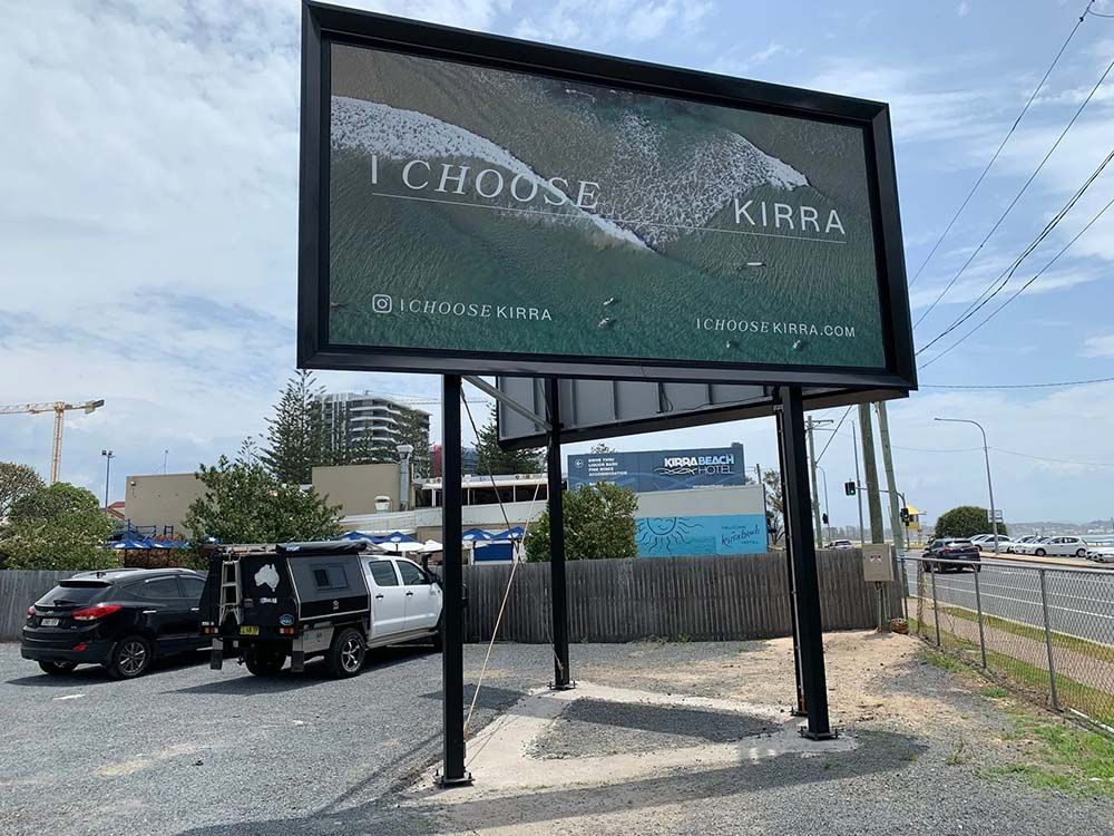 Roadside Tourism Sign For Kirra, QLD — Shogun Signs & Print