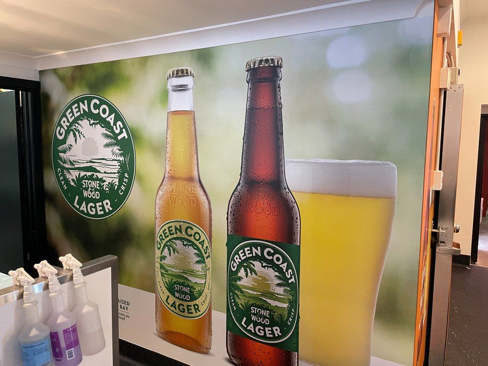 Green Coast Drinks Prints — Custom Signs in Byron Bay NSW