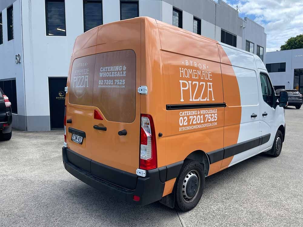 Home Pizza Delivery Vehicle  — Shogun Signs & Print