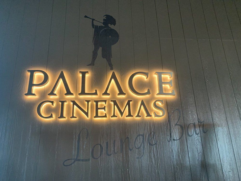 Palace Cinema Signage with LED Lights — Custom Signs in Byron Bay NSW