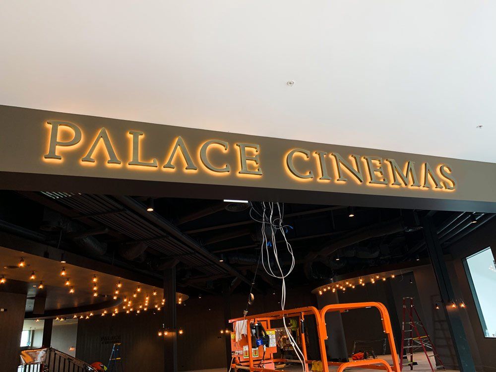 Palace Cinema Neon Lights Signage — Custom Signs in Byron Bay NSW