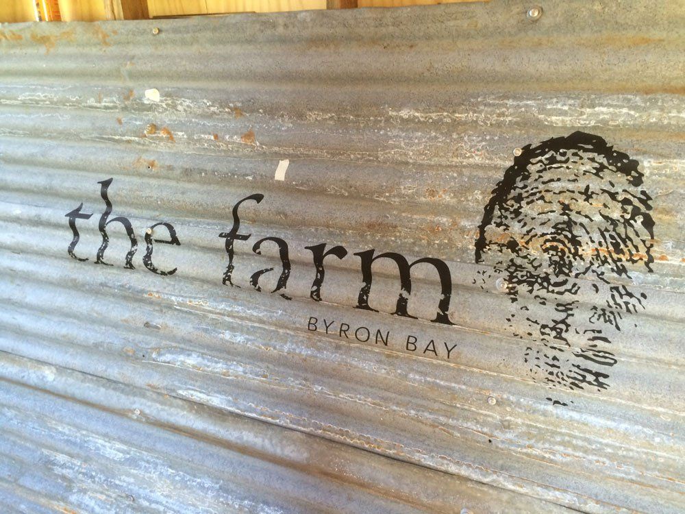 The Farm Corrugated Signage