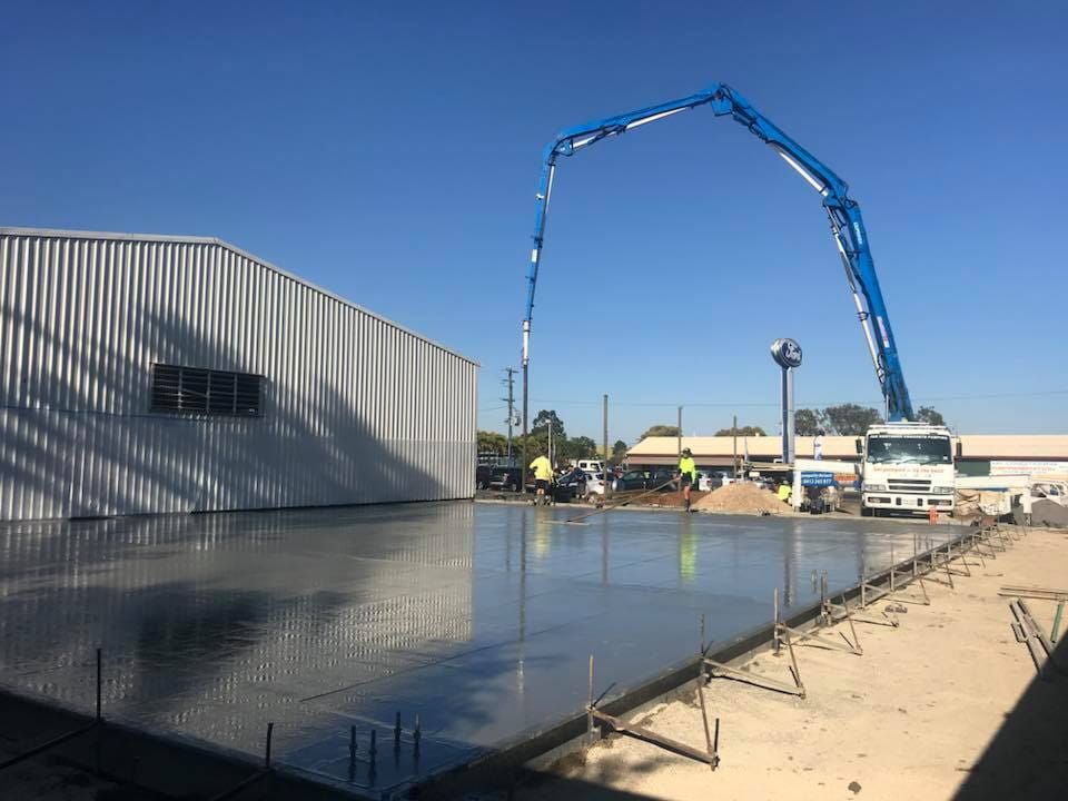 Commercial Concrete Slab — Far Northern Concrete Pumping in Mareeba, QLD