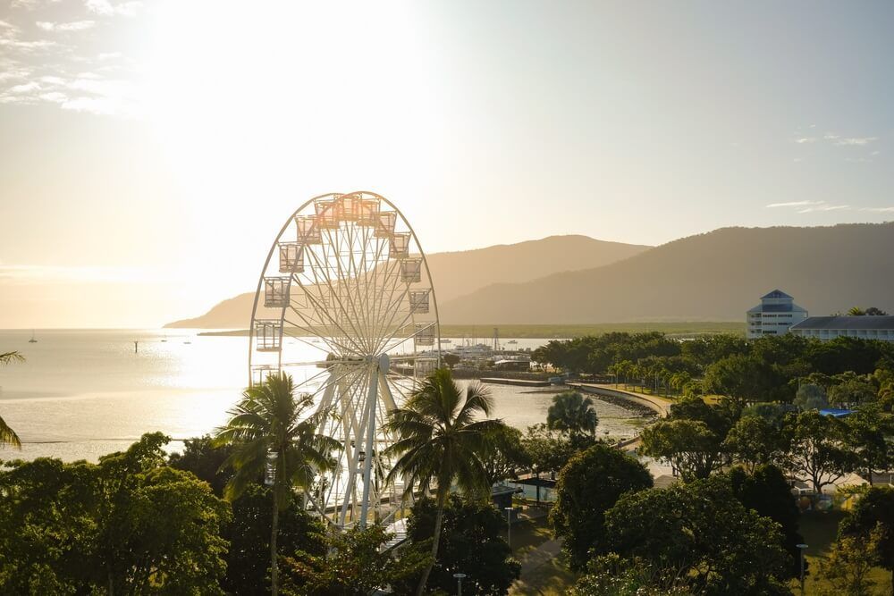 A Large Ferris Wheel is in the Middle of the Ocean — Far Northern Concrete Pumping in Cairns, QLD