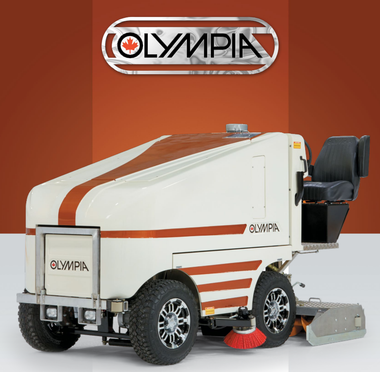 A gray and green cleaning machine is sitting on a white surface.