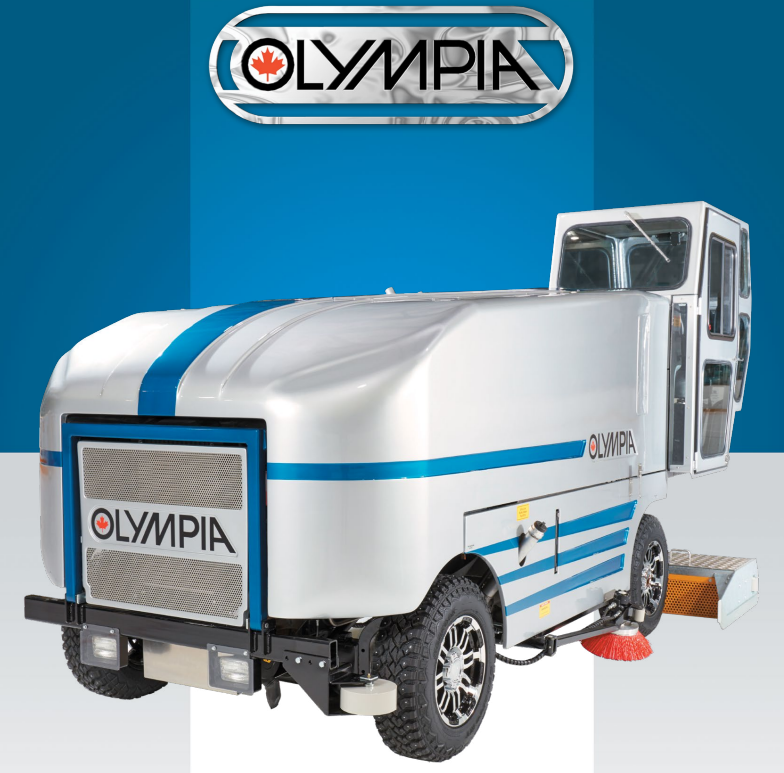 A gray and green cleaning machine is sitting on a white surface.
