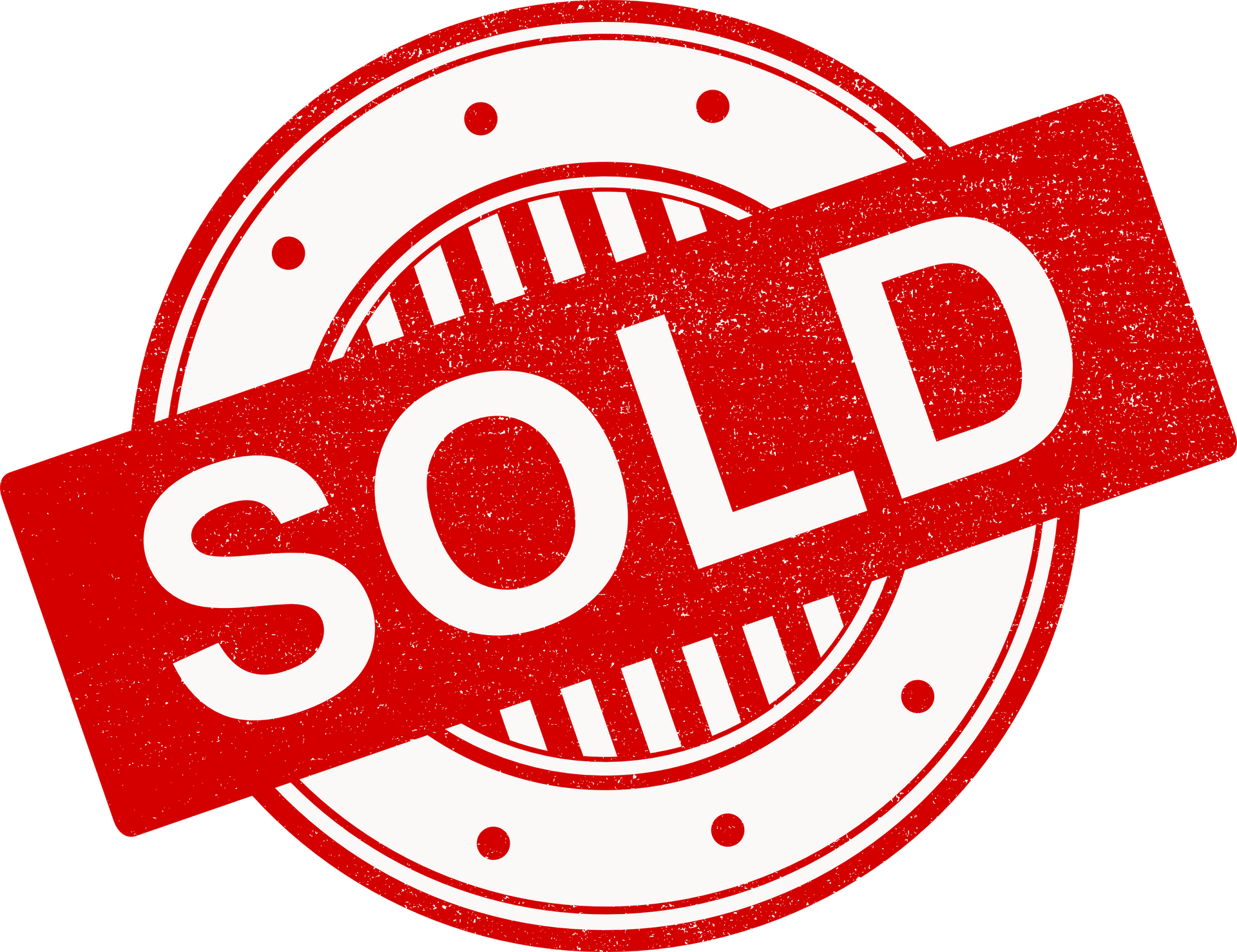 A red stamp that says sale pending on it