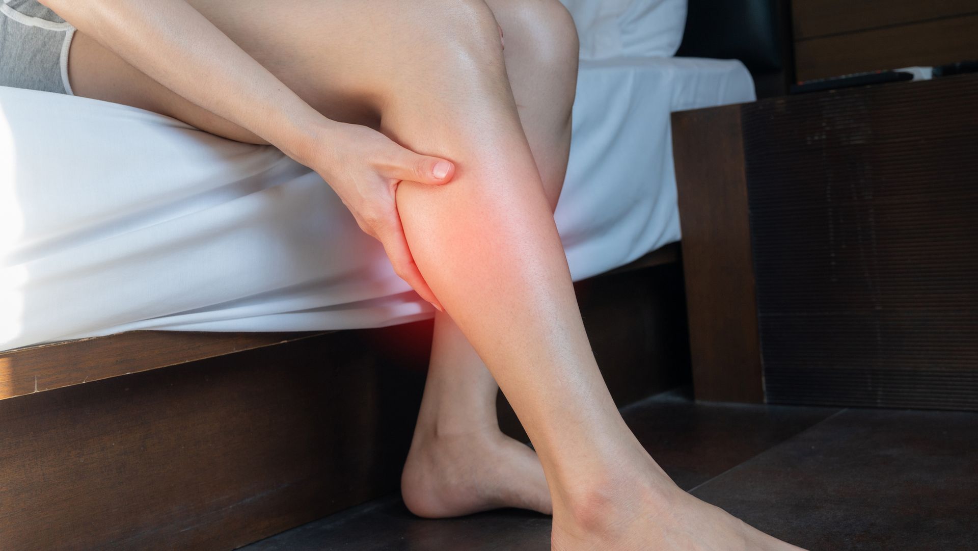 Woman Suffering from Calf Pain - New Bloomfield, PA - Mulhollem Chiropractic Clinic