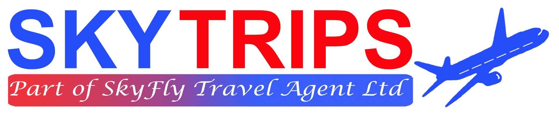 The logo for sky dream part of skyfly travel agent ltd