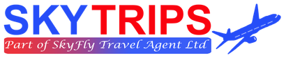 The logo for sky dream part of skyfly travel agent ltd
