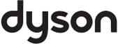 The dyson logo is black and white on a white background.