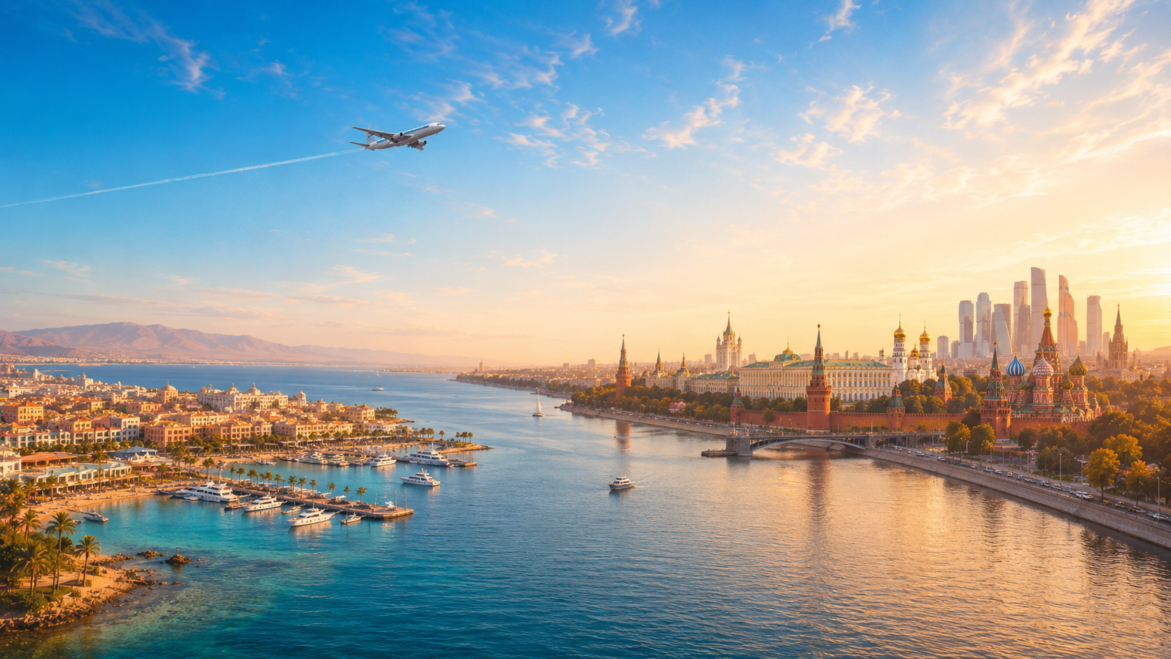 Hurghada International Airport  → Vnukovo International Airport