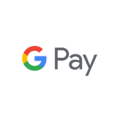 The google pay logo is on a white background.