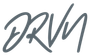 DRVN logo in gray script.