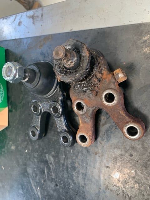 Two Ball Joints Side-by-side — A.M.D. Automotive Services in Proserpine, QLD
