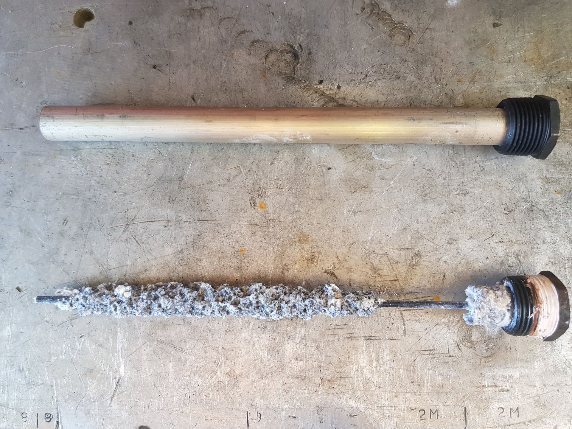 Two Water Heater Anode Rods — A.M.D. Automotive Services in Moranbah, QLD