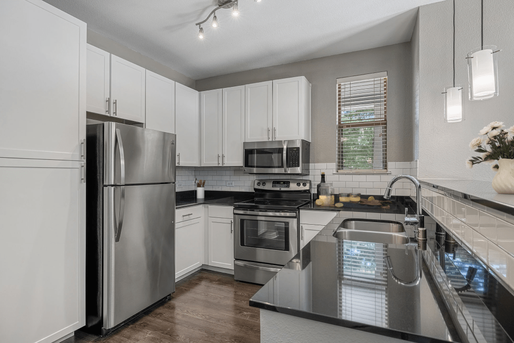 Modern Kitchen with High End Finishes at The Marquis of State Thomas