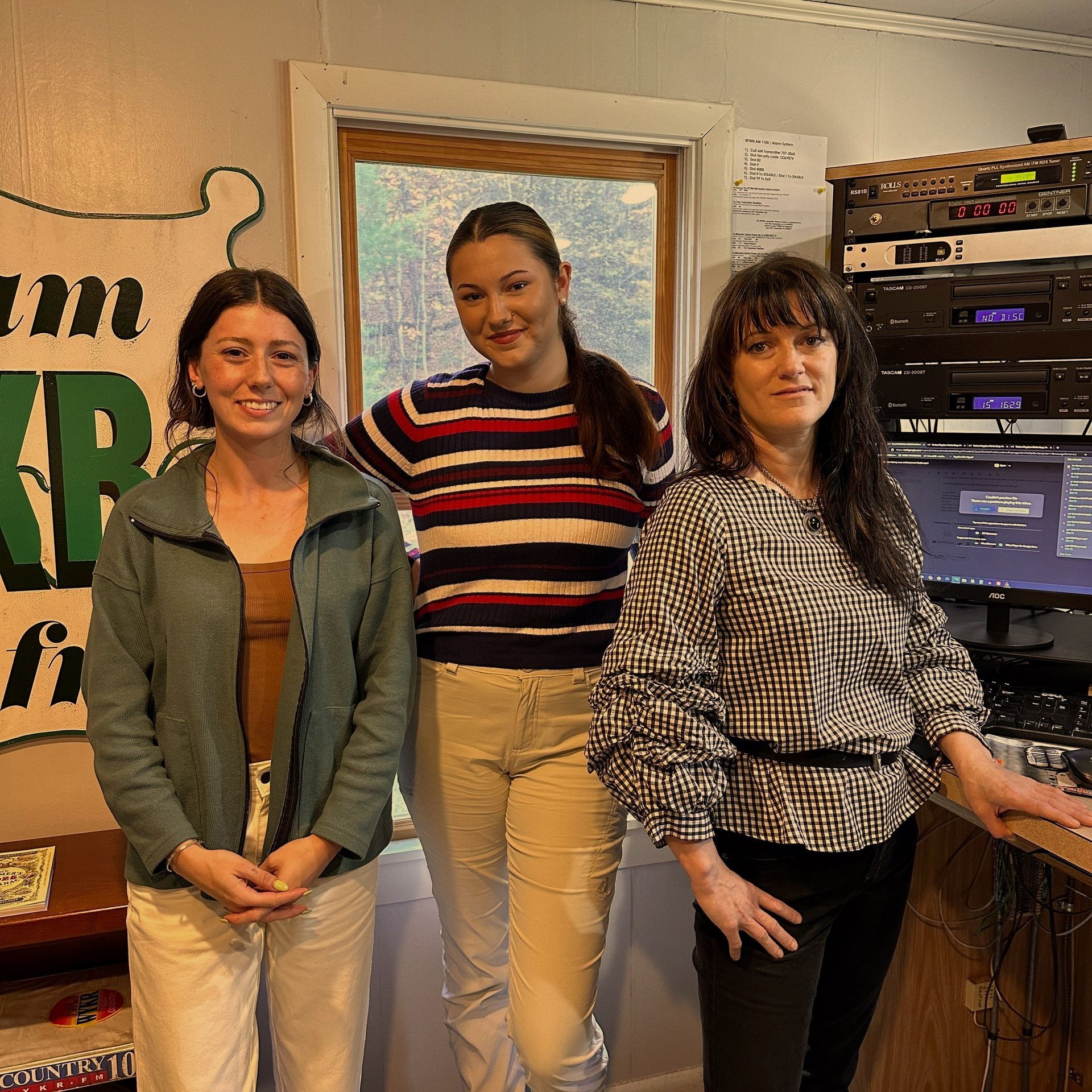 Sara Lornitzo, Melissa Conlon, and Antonia Munson join the WYKR team