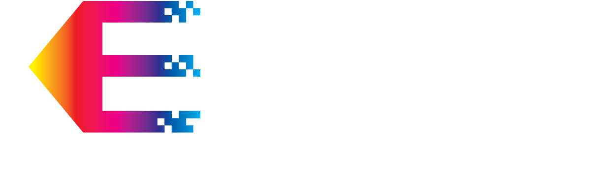 A stylized capital letter