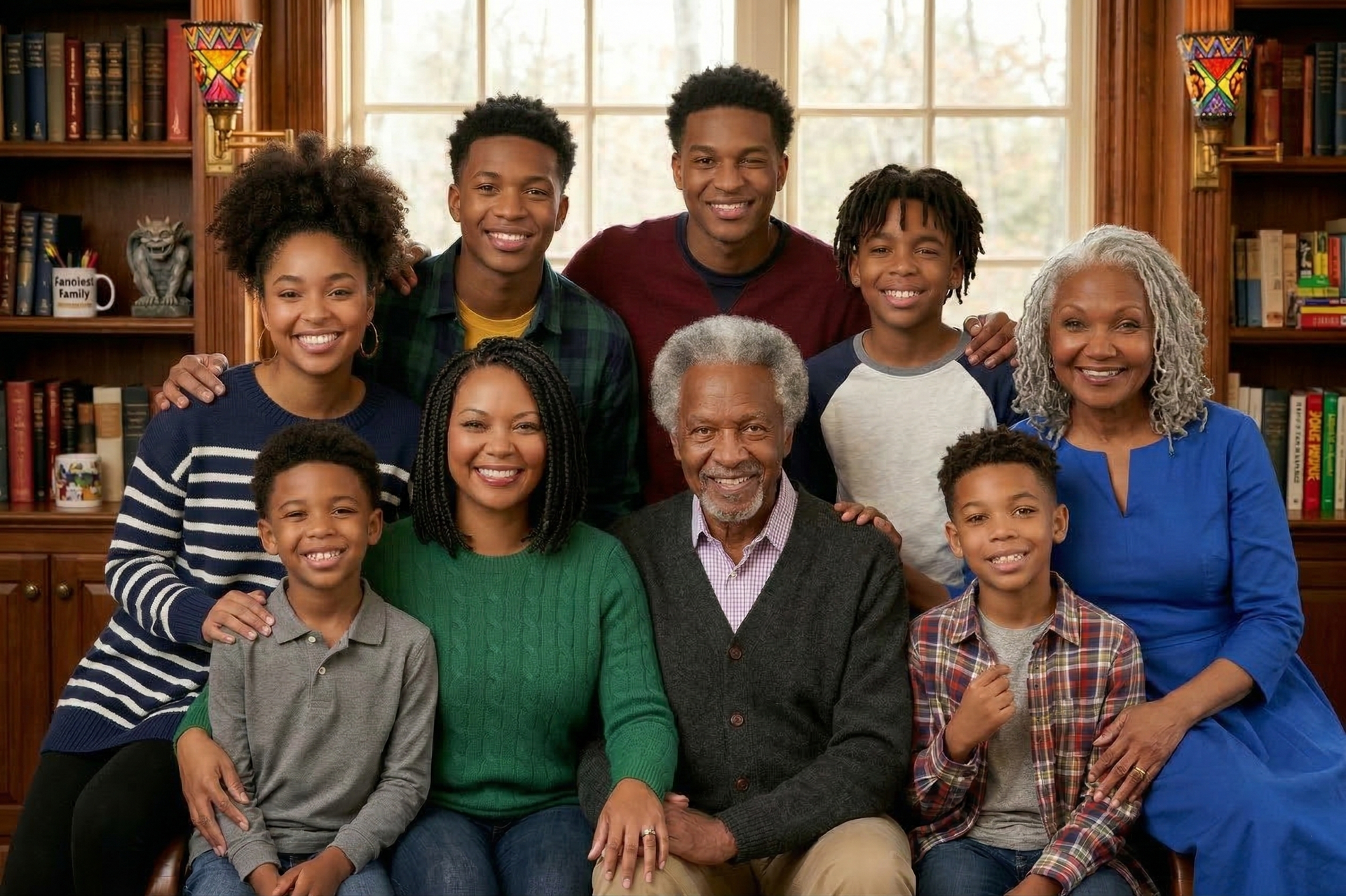 A woman in a black dress is holding a white flower in her hands.