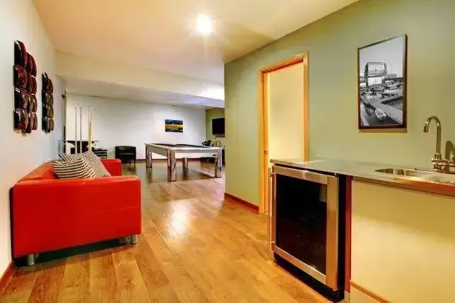 Basement room