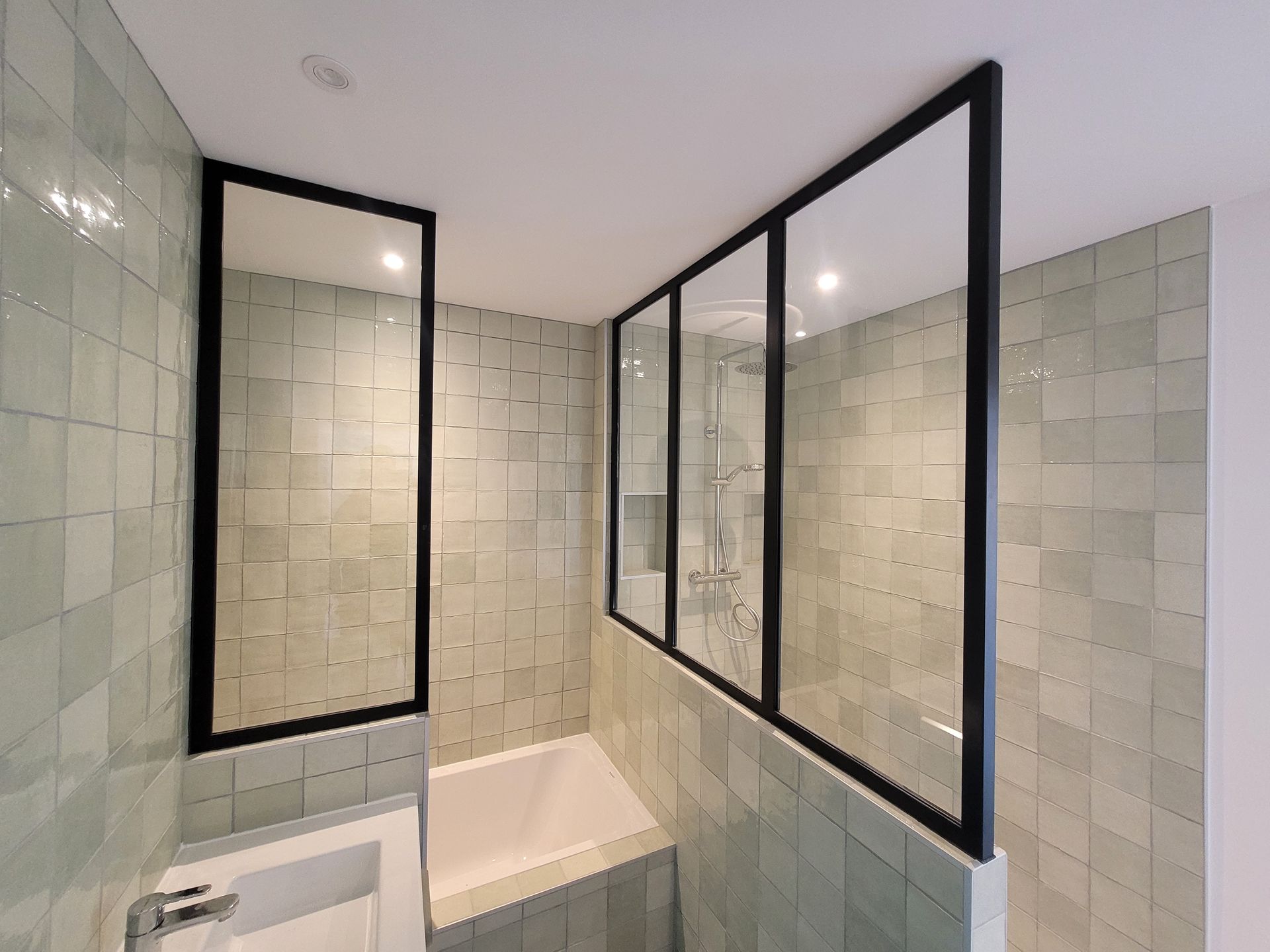 verrière d'atelier sur mesure acier thermolaquage