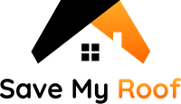 A logo for a company called save my roof