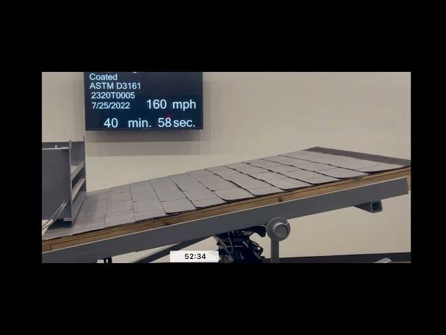 A conveyor belt with a sign that says 160 mph on it