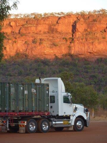 Truck and canyon — Freight Services in Humpty Doo, NT