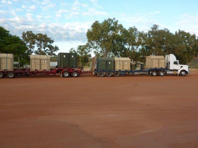White truck carrying cargos — Freight Services in Humpty Doo, NT