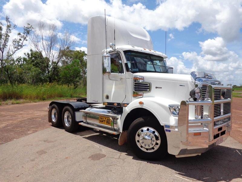 White truck side view — Freight Services in Humpty Doo, NT