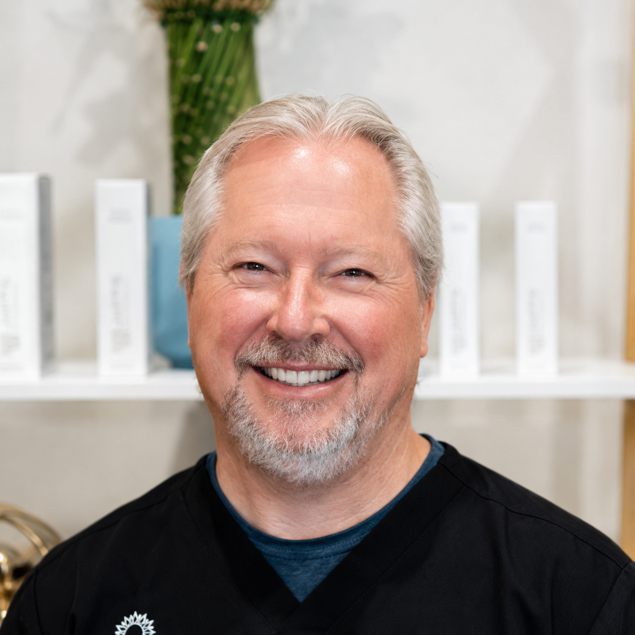 Dr. Clayton Bass, board-certified physician at ReJuvU Beauty Haven, providing expert Botox, dermal fillers, and cosmetic injectables in West Point, Utah.